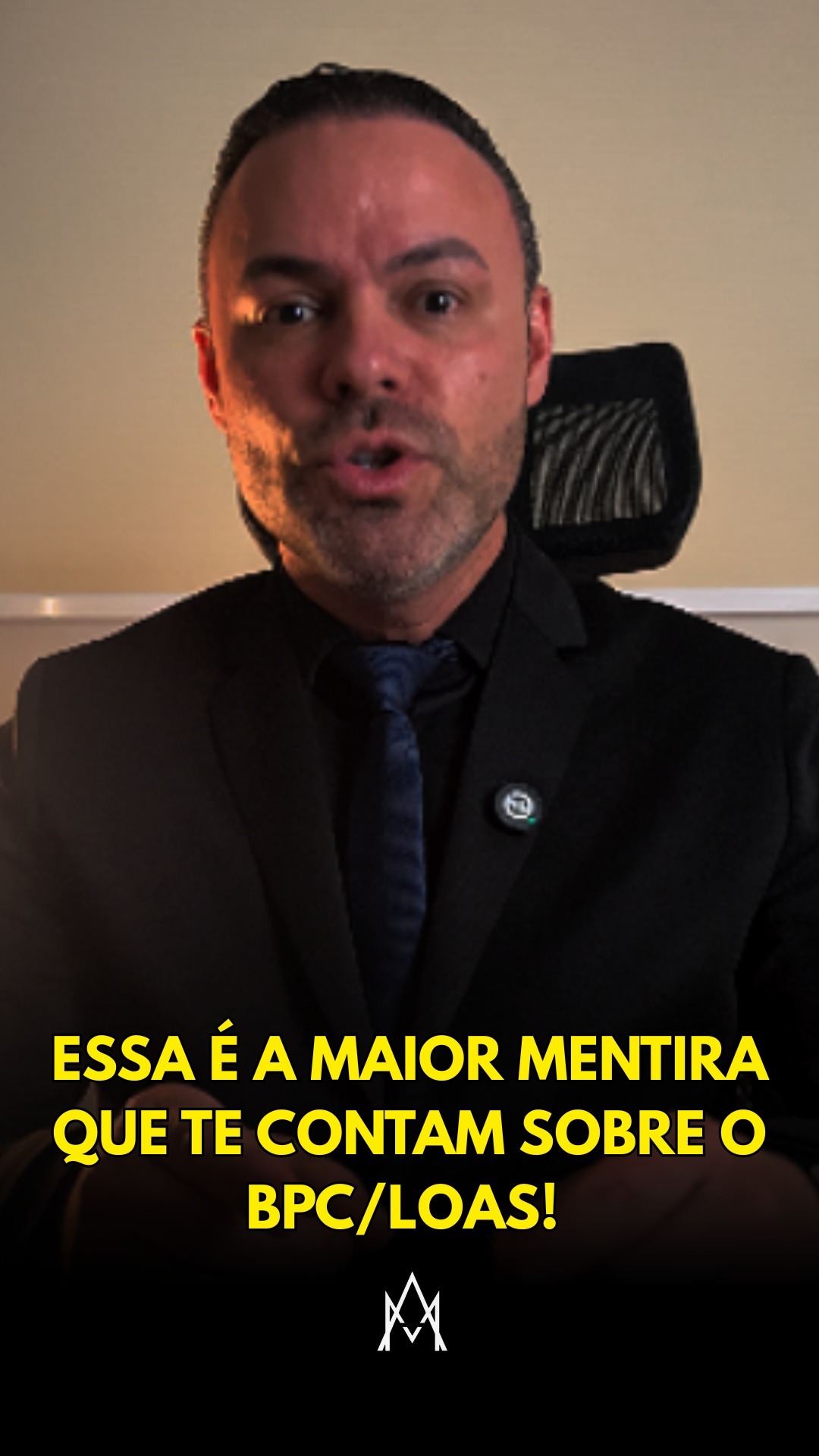 Publicação do escritório no Instagram