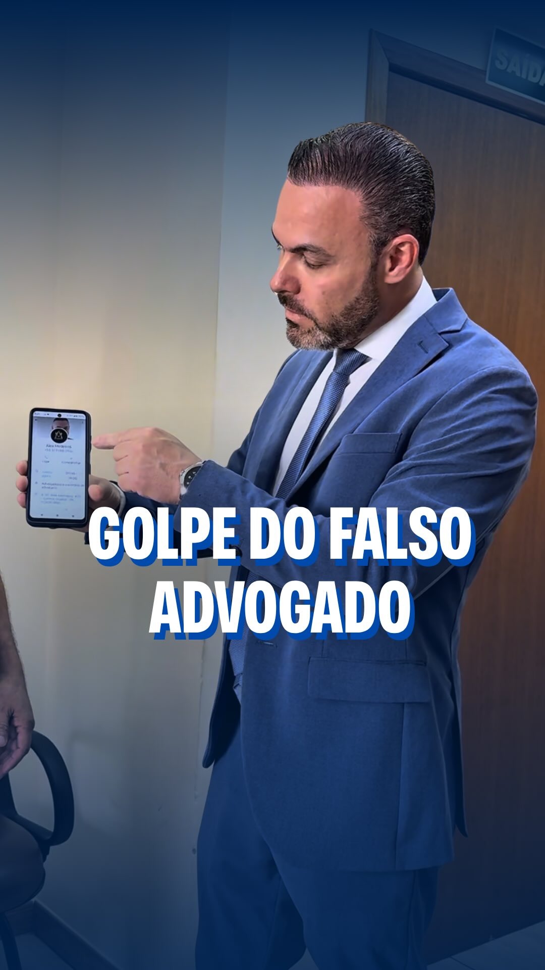 Publicação do escritório no Instagram